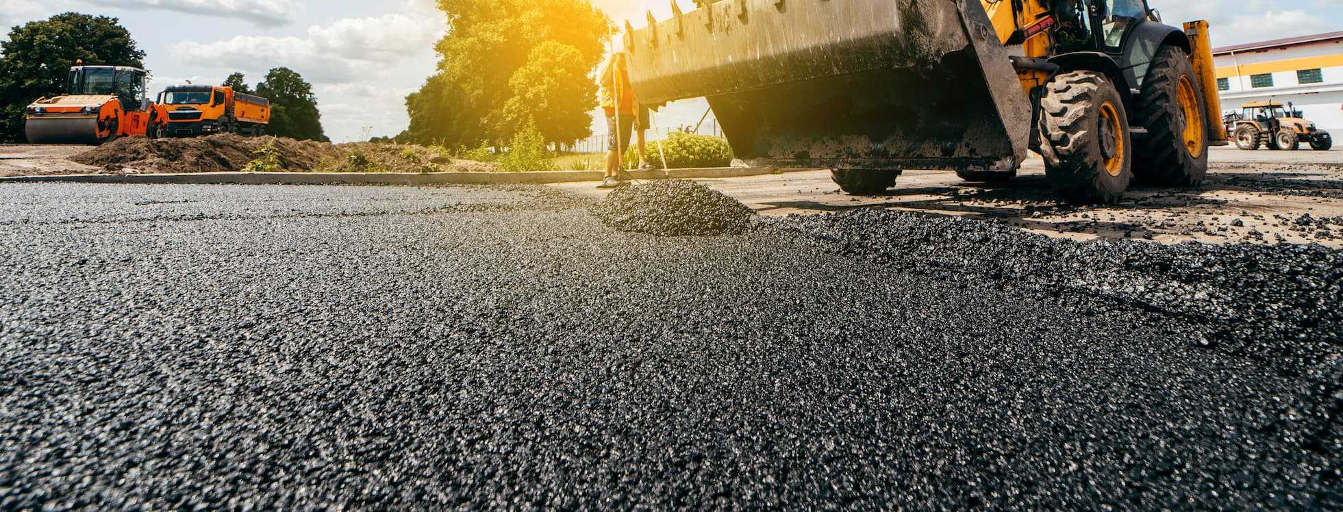 Paving new road